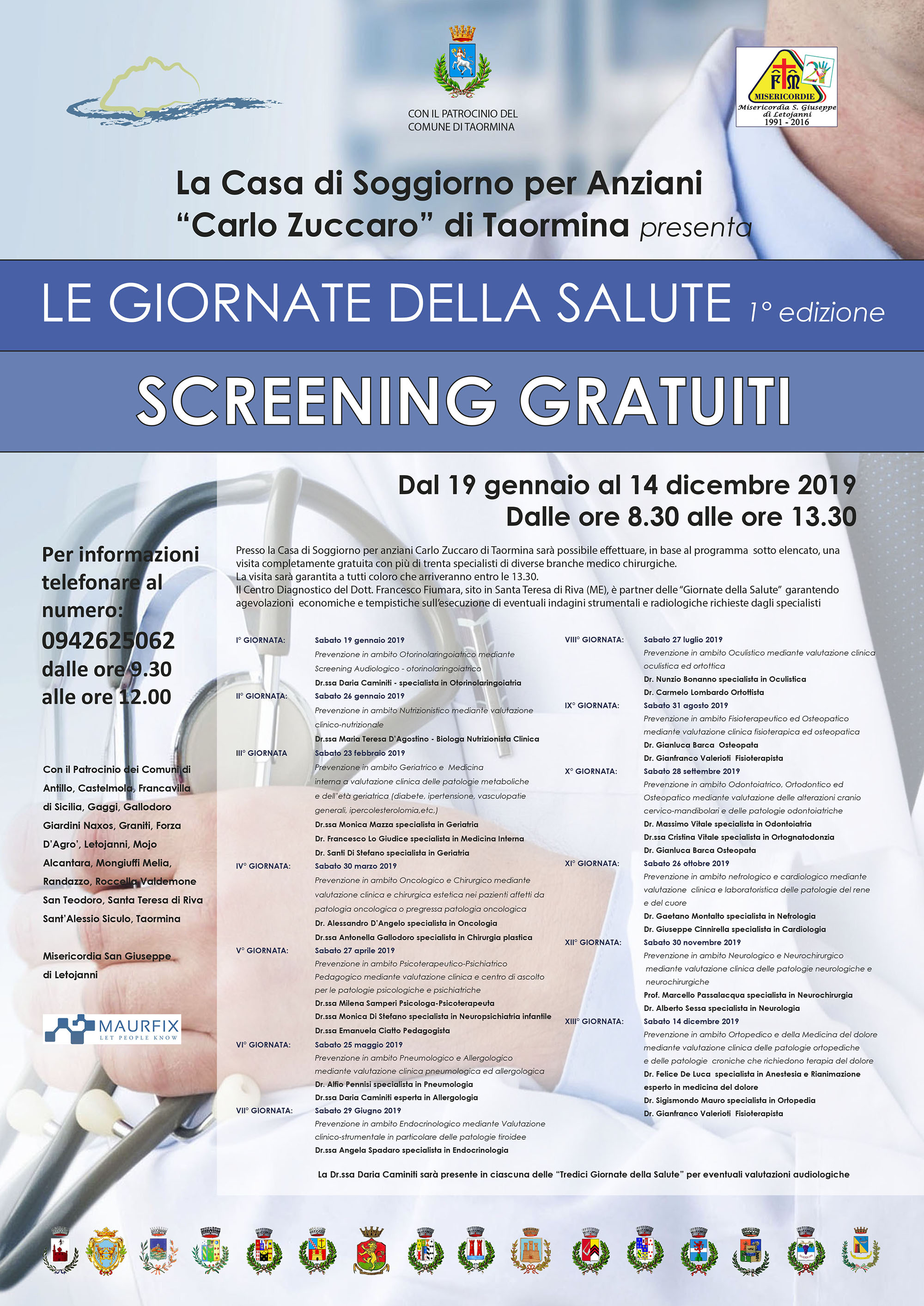 Le tredici Giornate della salute